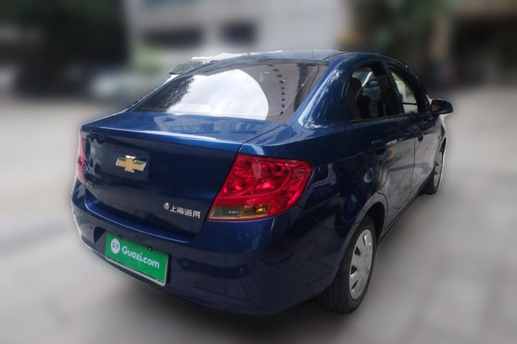 Used Chevrolet Sail 2010 Sedan 1.4L AMT Excellence Edition Rear Right 45 Deg