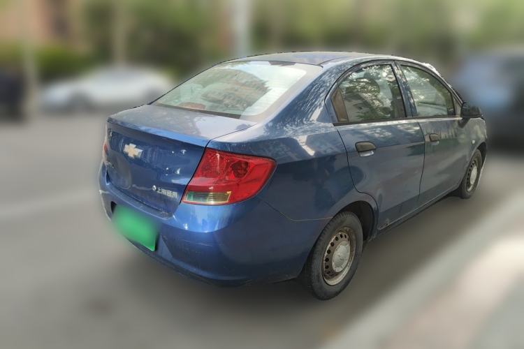 Used Chevrolet Sail 2010 Sedan 1.2L Manual Fashion Edition Rear Right 45 Deg