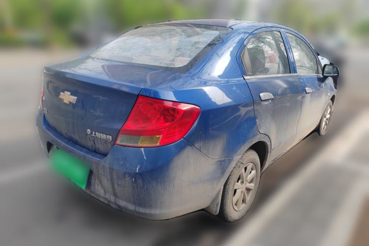 Used Chevrolet Sail 2010 Sedan 1.2L Manual Warm Edition Rear Right 45 Deg