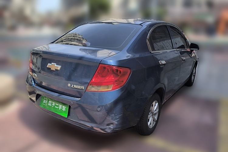 Used Chevrolet Sail 2010 Sedan 1.2L Manual Warm Edition Rear Right 45 Deg