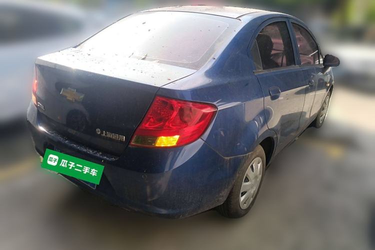 Used Chevrolet Sail 2010 Sedan 1.4L Manual Ideal Edition Rear Right 45 Deg
