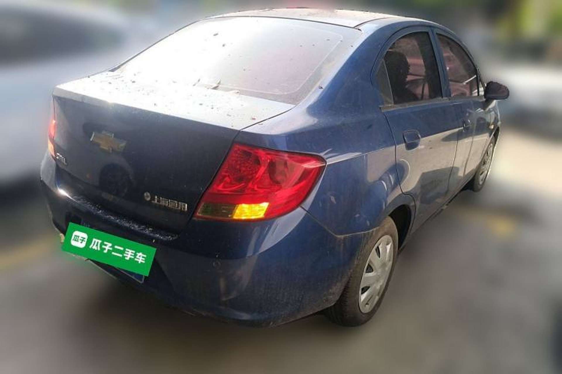 Used Chevrolet Sail 2010 Sedan 1.4L Manual Ideal Edition Rear Right 45 Deg