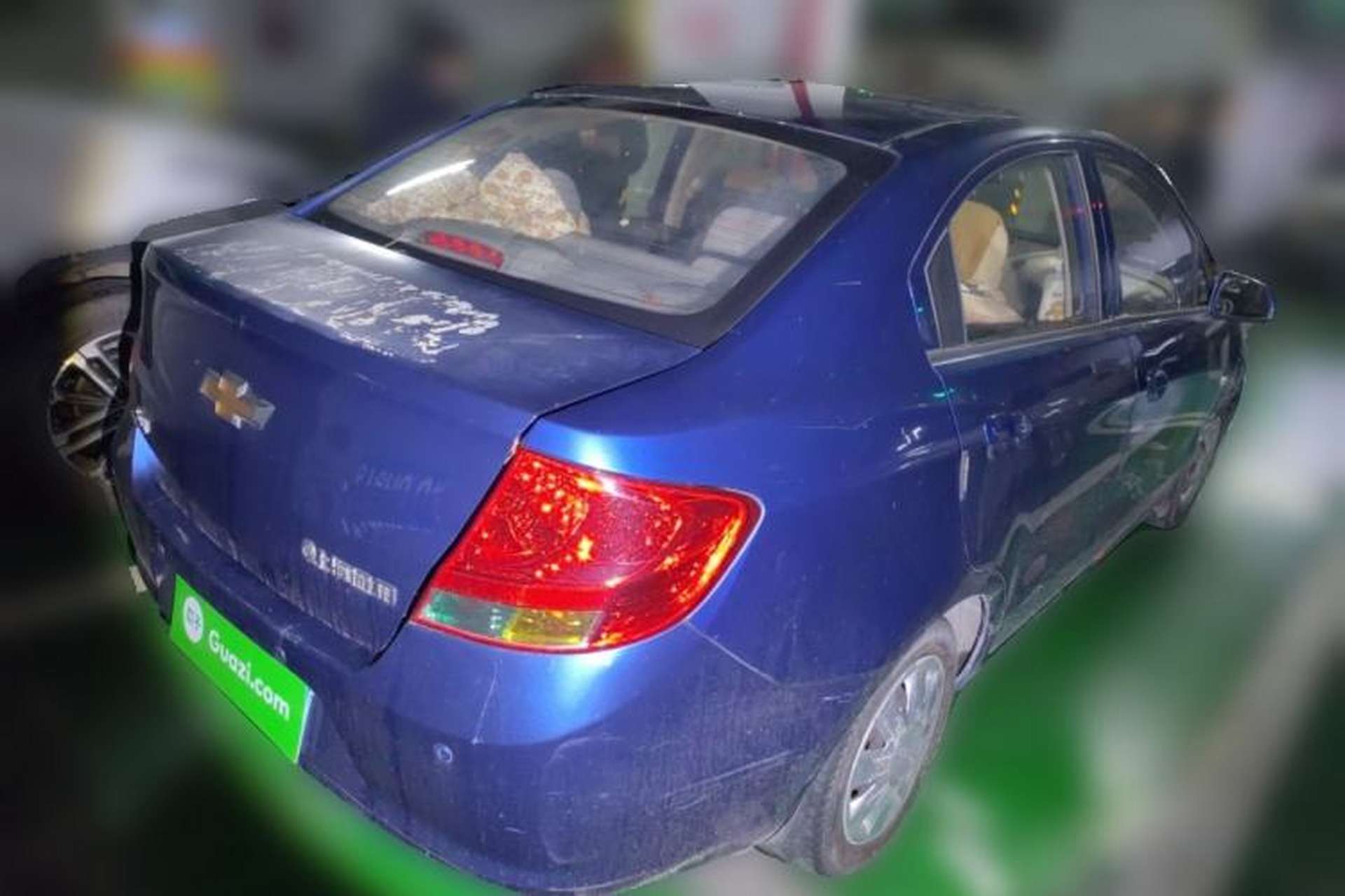 Used Chevrolet Sail 2010 Sedan 1.4L Manual Enjoyment Edition Rear Right 45 Deg