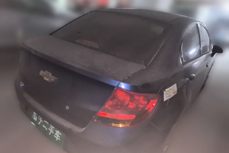 Used Chevrolet Sail 2010 Sedan 1.4L Manual Enjoyment Edition Rear Right 45 Deg