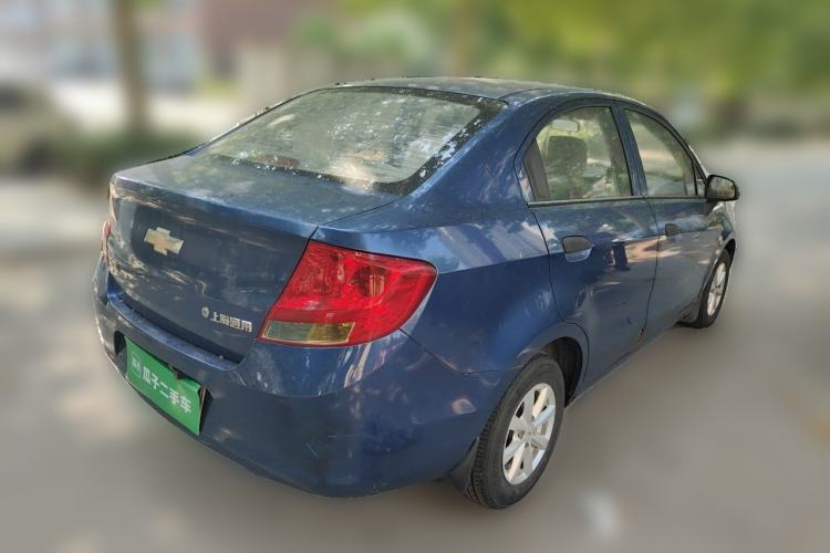 Used Chevrolet Sail 2010 Sedan 1.2L Manual Fashion Edition Rear Right 45 Deg