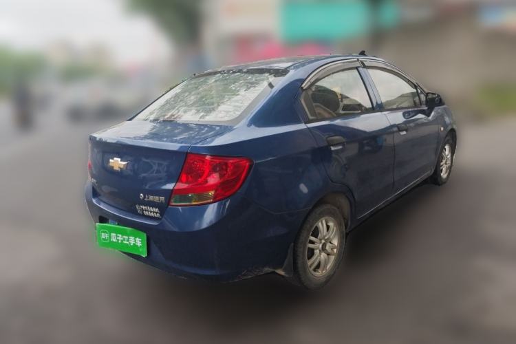 Used Chevrolet Sail 2010 Sedan 1.2L Manual Warm Edition Rear Right 45 Deg