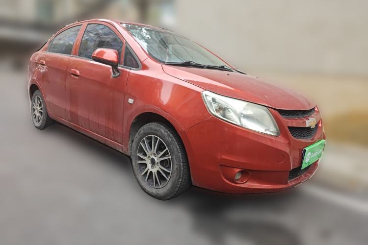 Used Chevrolet Sail 2010 Sedan 1.4L Manual Enjoyment Edition Front Right 45 Deg