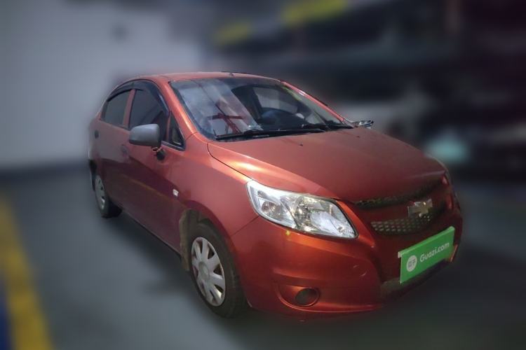 Used Chevrolet Sail 2010 Sedan 1.4L Manual Ideal Edition Front Right 45 Deg