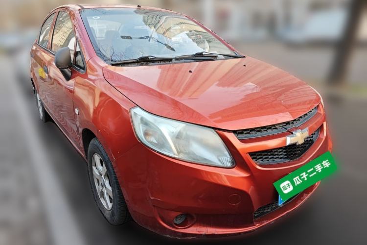 Used Chevrolet Sail 2010 Sedan 1.2L Manual Warm Edition Front Right 45 Deg