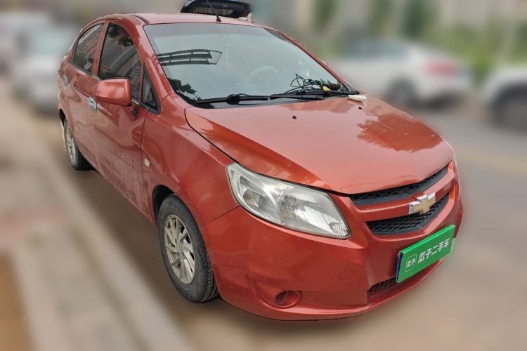 Used Chevrolet Sail 2010 Sedan 1.2L Manual Warm Edition Front Right 45 Deg