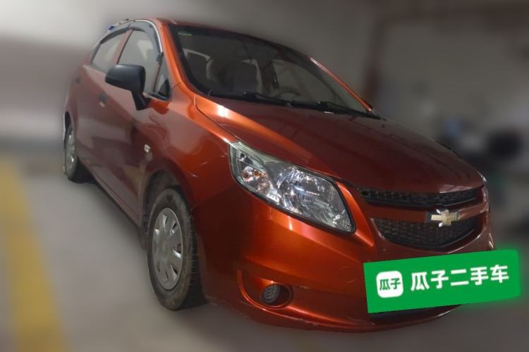 Used Chevrolet Sail 2010 Sedan 1.2L Manual Warm Edition Front Right 45 Deg