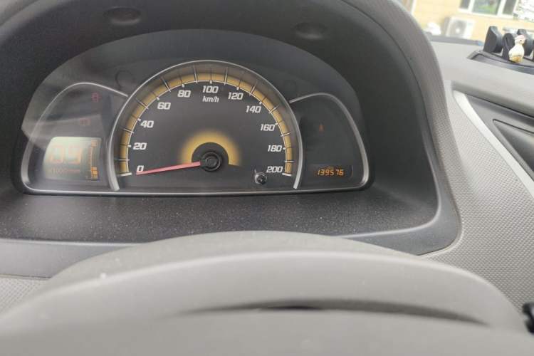 Used Chevrolet Sail 2010 Sedan 1.2L Manual Warm Edition Odometer Close Up
