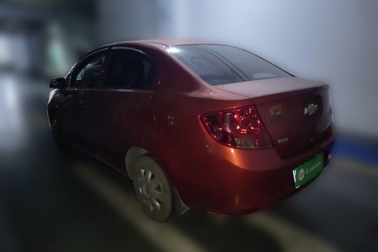 Used Chevrolet Sail 2010 Sedan 1.4L Manual Ideal Edition Rear Left 45 Deg