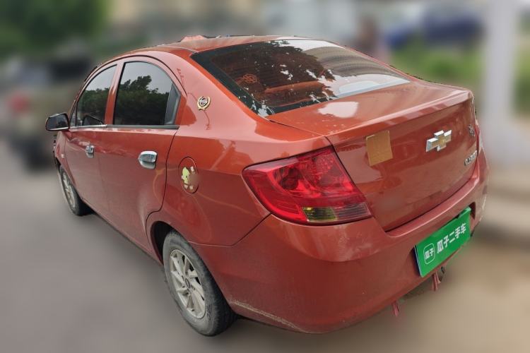 Used Chevrolet Sail 2010 Sedan 1.2L Manual Warm Edition Rear Left 45 Deg