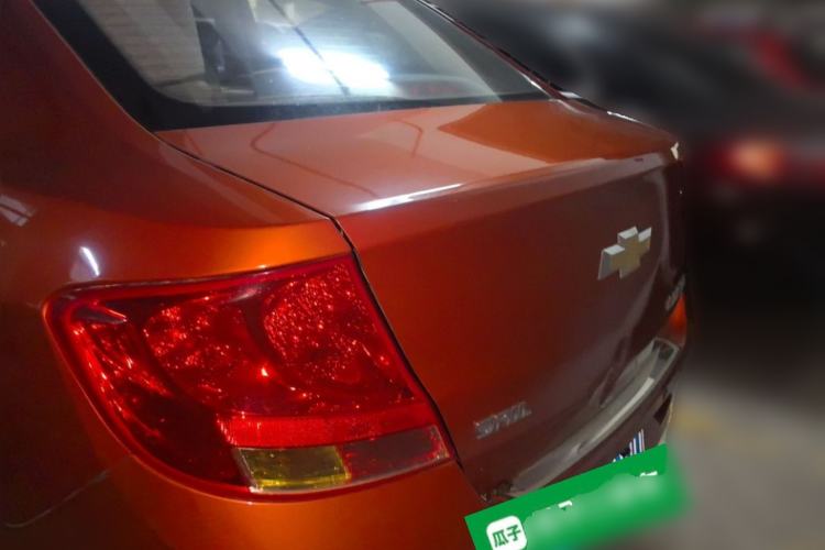Used Chevrolet Sail 2010 Sedan 1.2L Manual Warm Edition Rear Left 45 Deg