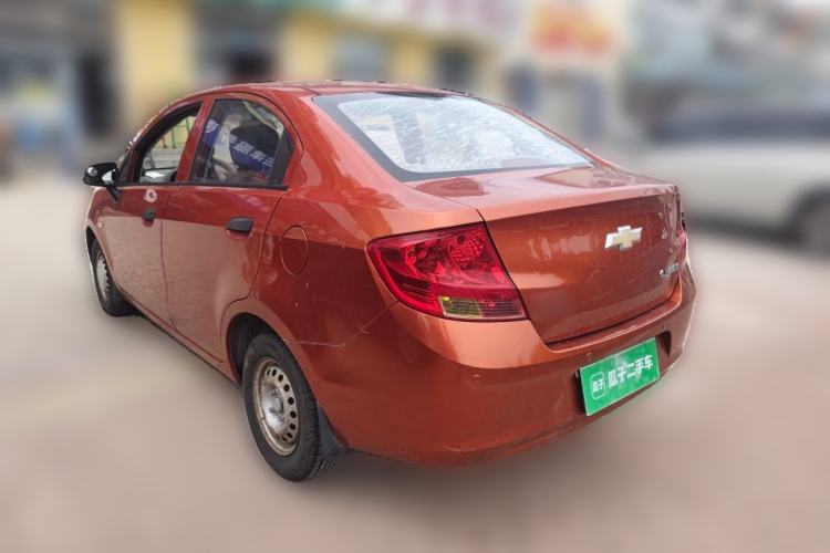 Used Chevrolet Sail 2010 Sedan 1.2L Manual Warm Edition Rear Left 45 Deg