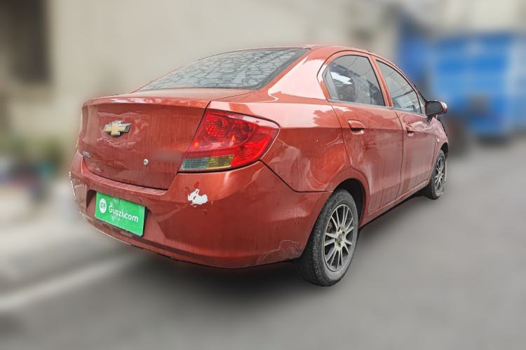 Used Chevrolet Sail 2010 Sedan 1.4L Manual Enjoyment Edition Rear Right 45 Deg