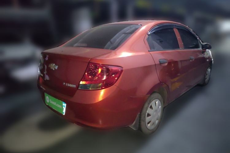 Used Chevrolet Sail 2010 Sedan 1.4L Manual Ideal Edition Rear Right 45 Deg