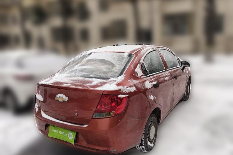 Used Chevrolet Sail 2010 Sedan 1.2L Manual Ideal Edition Rear Right 45 Deg