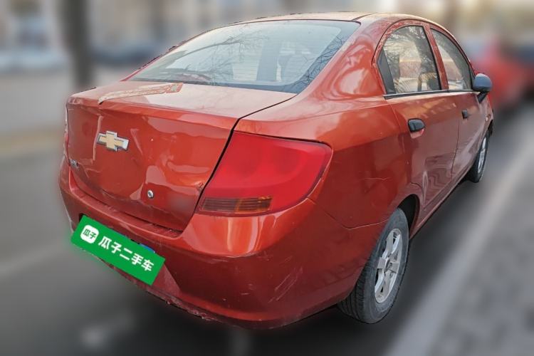 Used Chevrolet Sail 2010 Sedan 1.2L Manual Warm Edition Rear Right 45 Deg