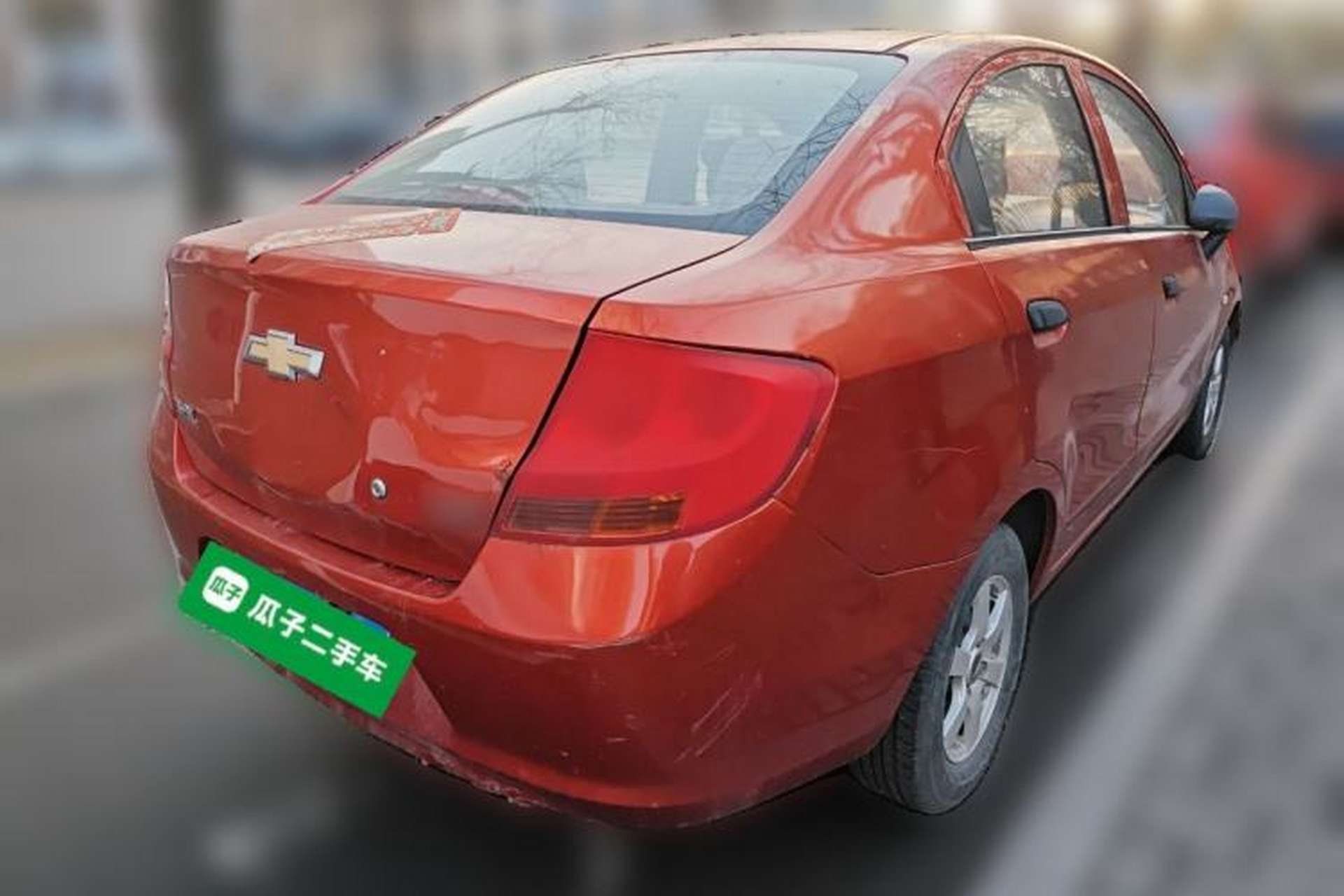 Used Chevrolet Sail 2010 Sedan 1.2L Manual Warm Edition Rear Right 45 Deg