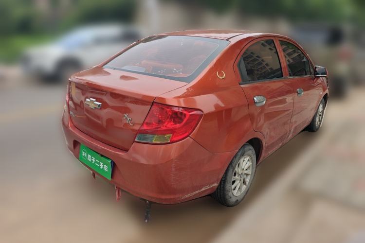 Used Chevrolet Sail 2010 Sedan 1.2L Manual Warm Edition Rear Right 45 Deg