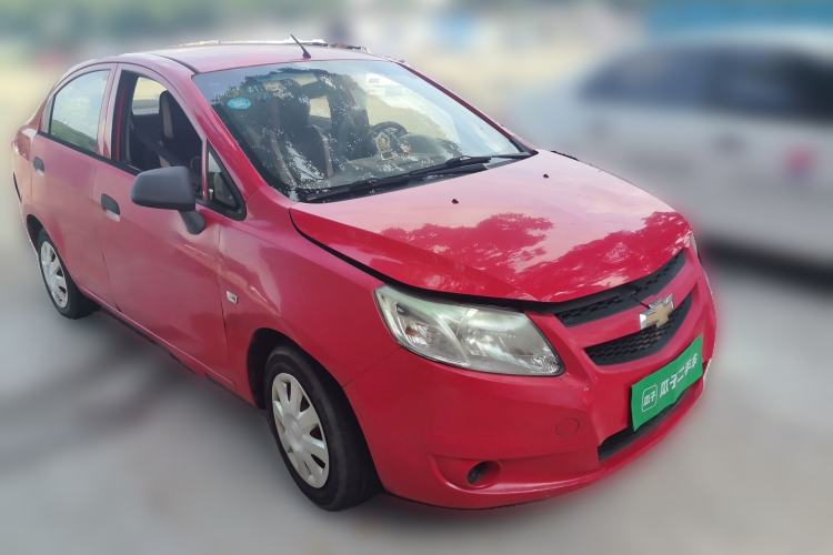 Used Chevrolet Sail 2010 Sedan 1.4L Manual Ideal Edition Front Right 45 Deg