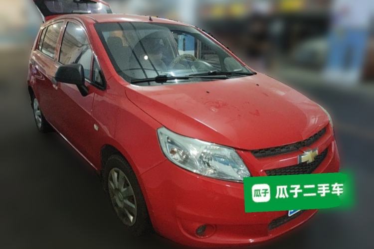 Used Chevrolet Sail 2010 Hatchback 1.2L AMT Ideal Edition Front Right 45 Deg