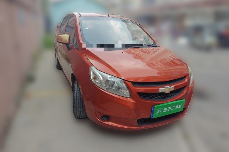 Used Chevrolet Sail 2010 Sedan 1.2L Manual Warm Edition Front Right 45 Deg
