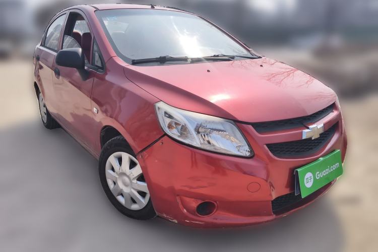 Used Chevrolet Sail 2010 Sedan 1.2L AMT Ideal Edition Front Right 45 Deg