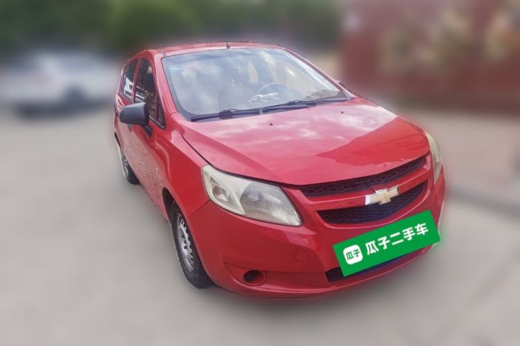 Used Chevrolet Sail 2010 Hatchback 1.2L AMT Ideal Edition Front Right 45 Deg