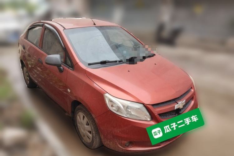 Used Chevrolet Sail 2010 Sedan 1.4L Manual Ideal Edition Front Right 45 Deg