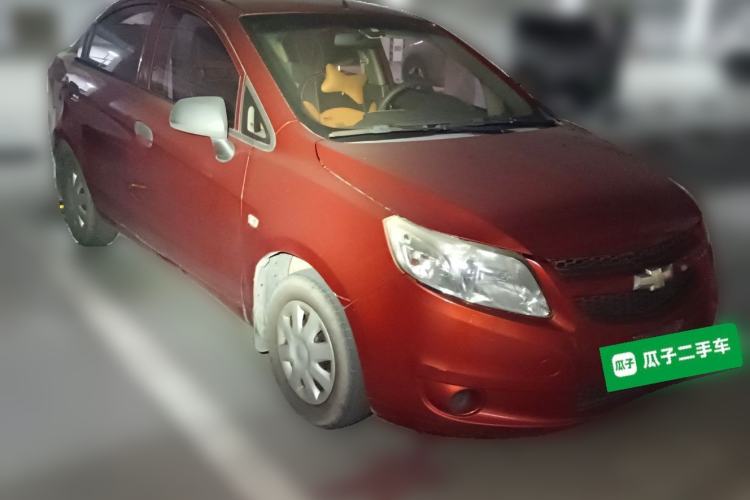 Used Chevrolet Sail 2010 Sedan 1.2L Manual Fashion Edition Front Right 45 Deg