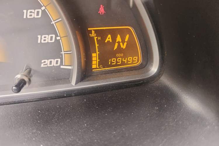 Used Chevrolet Sail 2010 Hatchback 1.2L AMT Ideal Edition Odometer Close Up