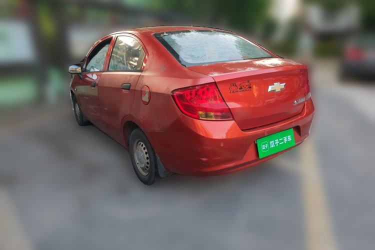 Used Chevrolet Sail 2010 Sedan 1.2L Manual Fashion Edition Rear Left 45 Deg