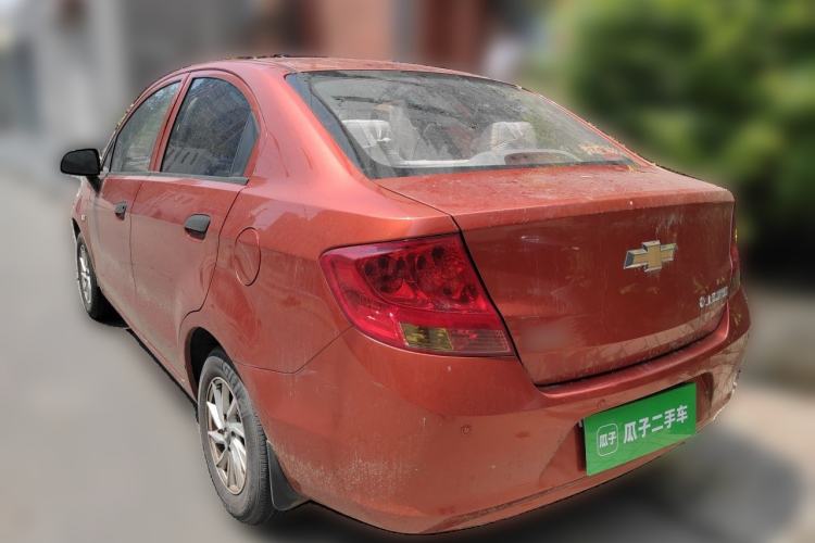 Used Chevrolet Sail 2010 Sedan 1.2L Manual Fashion Edition Rear Left 45 Deg