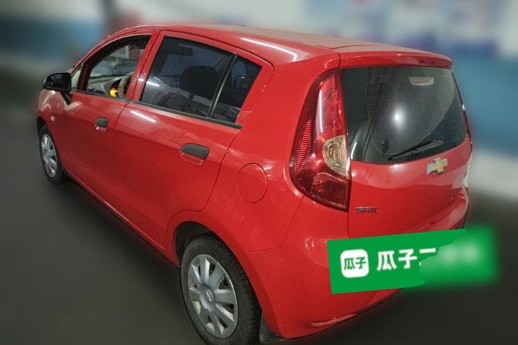 Used Chevrolet Sail 2010 Hatchback 1.2L AMT Ideal Edition Rear Left 45 Deg