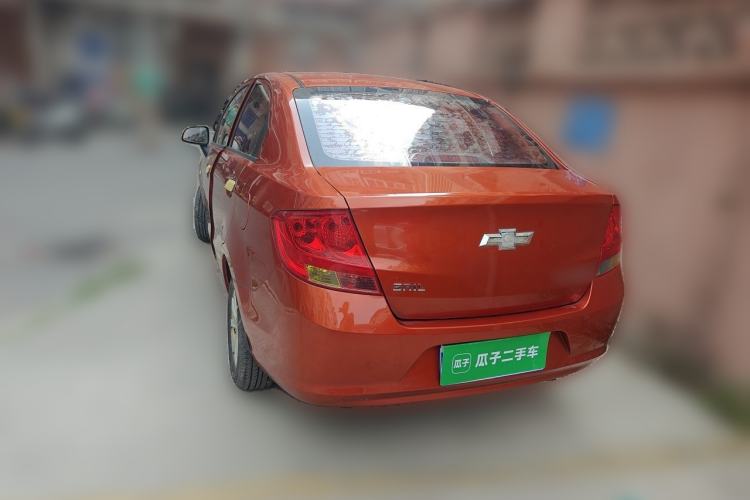 Used Chevrolet Sail 2010 Sedan 1.2L Manual Warm Edition Rear Left 45 Deg