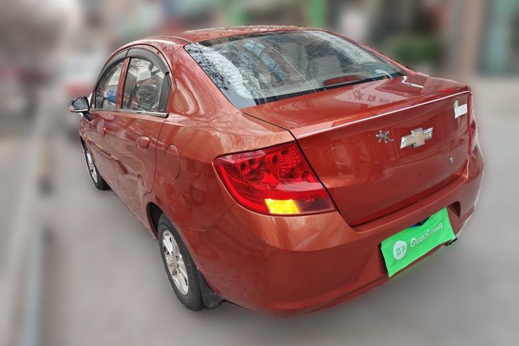 Used Chevrolet Sail 2010 Sedan 1.2L Manual Warm Edition Rear Left 45 Deg