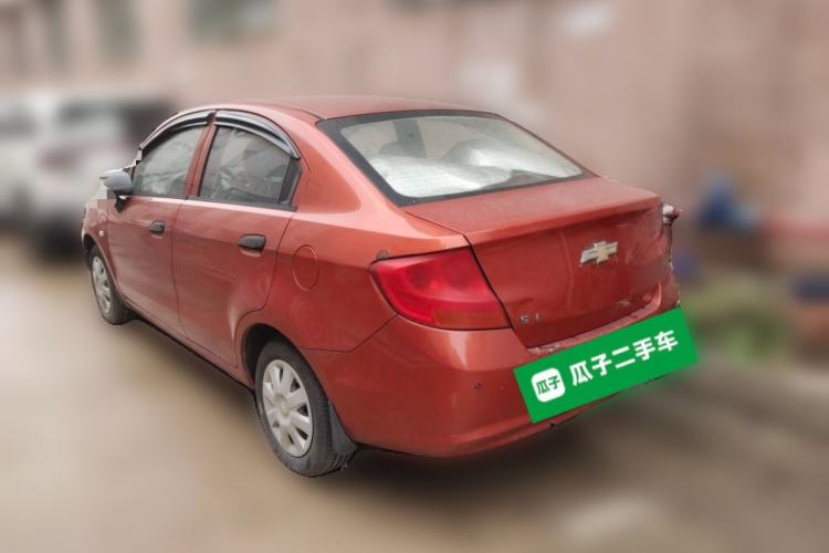 Used Chevrolet Sail 2010 Sedan 1.4L Manual Ideal Edition Rear Left 45 Deg