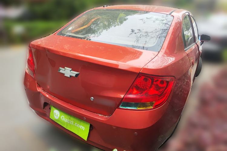 Used Chevrolet Sail 2010 Sedan 1.4L Manual Enjoyment Edition Rear Right 45 Deg