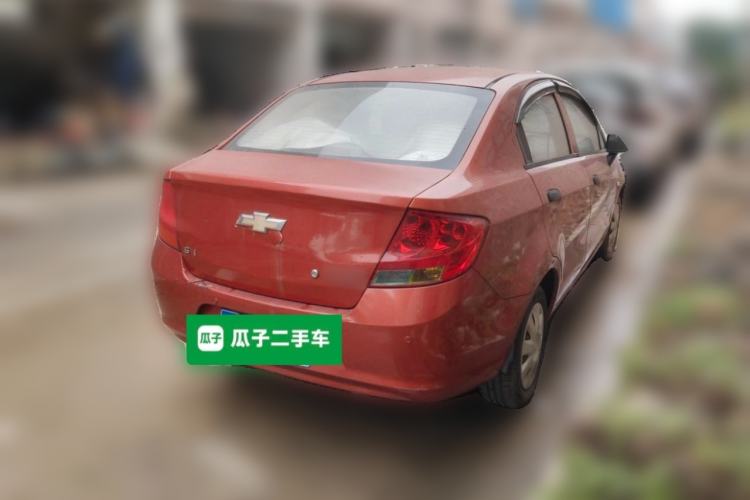 Used Chevrolet Sail 2010 Sedan 1.4L Manual Ideal Edition Rear Right 45 Deg