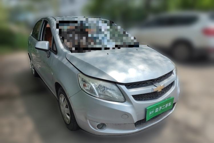 Used Chevrolet Sail 2010 Sedan 1.4L AMT Excellence Edition Front Right 45 Deg