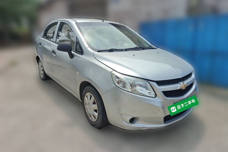 Used Chevrolet Sail 2010 Sedan 1.2L AMT Ideal Edition Front Right 45 Deg
