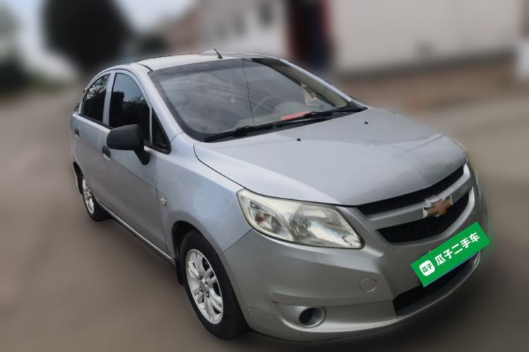 Used Chevrolet Sail 2010 Sedan 1.2L Manual Fashion Edition Front Right 45 Deg