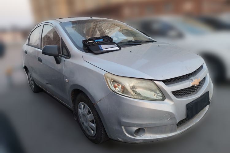 Used Chevrolet Sail 2010 Sedan 1.2L AMT Ideal Edition Front Right 45 Deg
