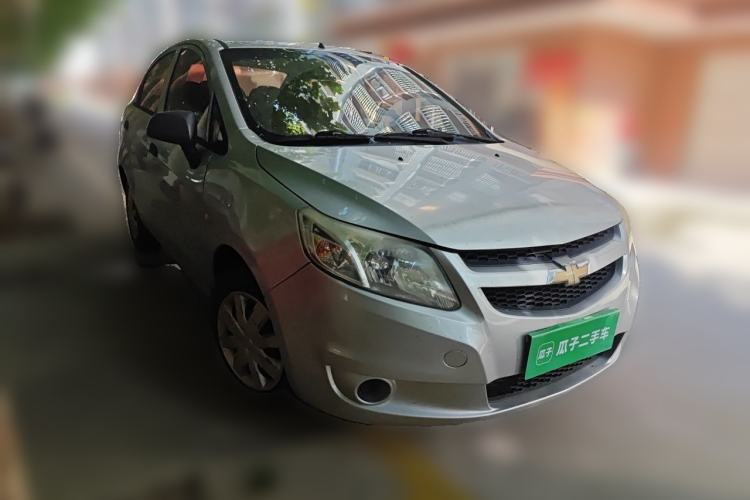 Used Chevrolet Sail 2010 Sedan 1.4L Manual Ideal Edition Front Right 45 Deg