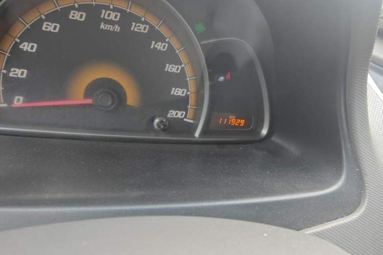 Used Chevrolet Sail 2010 Sedan 1.4L Manual Enjoyment Edition Odometer Close Up