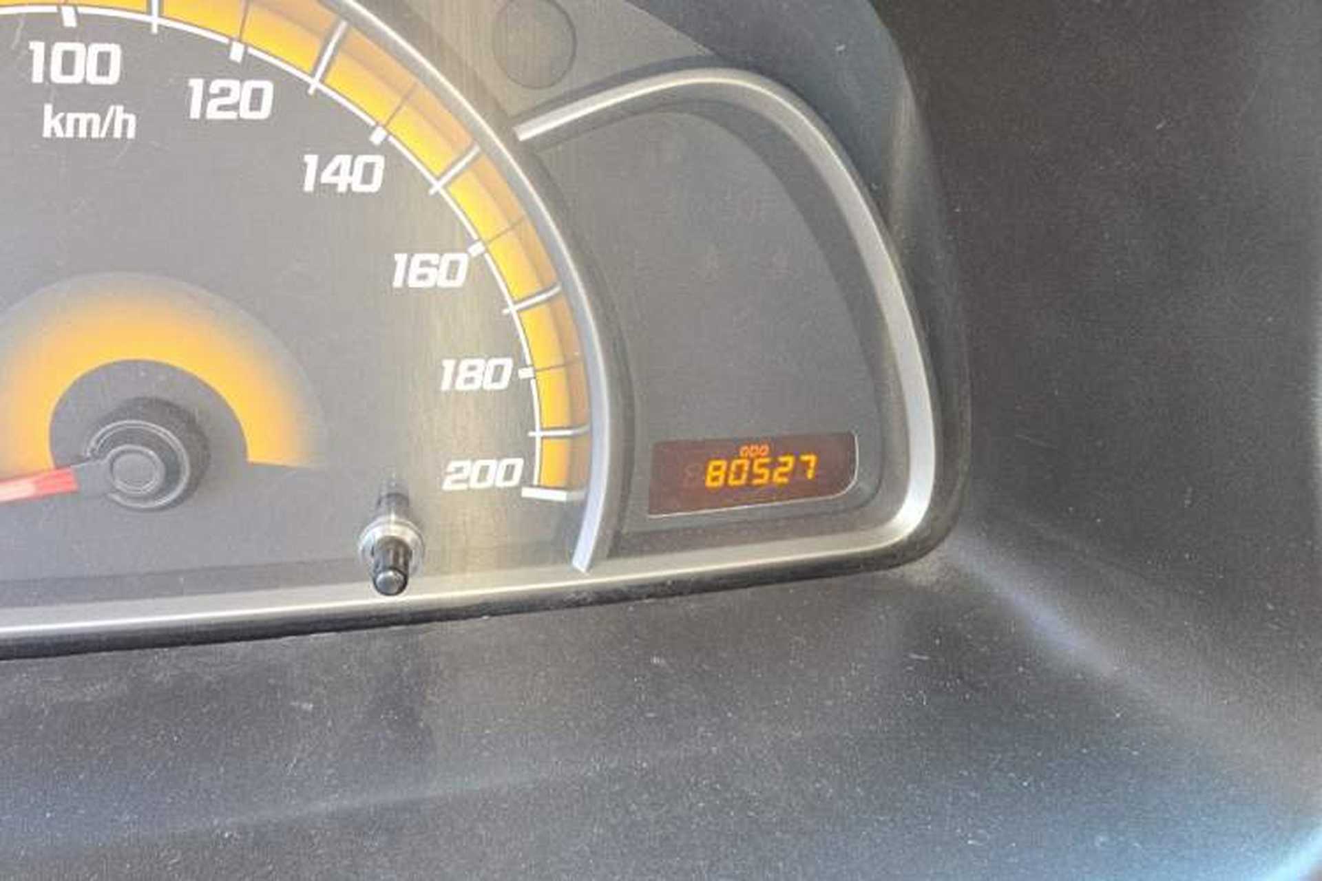 Used Chevrolet Sail 2010 Sedan 1.2L Manual Warm Edition Odometer Close Up