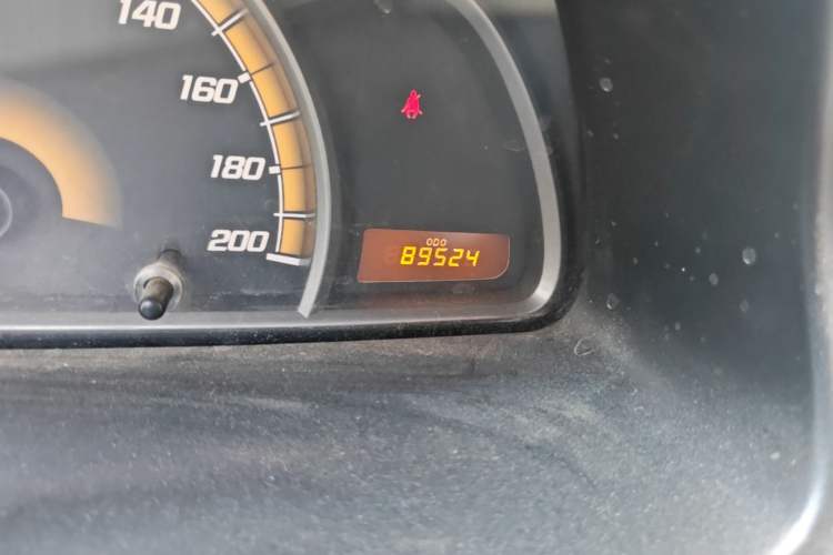 Used Chevrolet Sail 2010 Sedan 1.2L Manual Warm Edition Odometer Close Up
